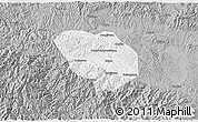 Gray 3D Map of Shiyan Shi