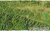 Satellite 3D Map of Shiyan Shi