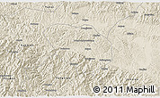 Shaded Relief 3D Map of Shiyan Shi