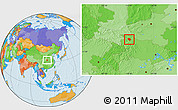 Political Location Map of Shiyan Shi
