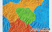 Political Map of Shiyan Shi