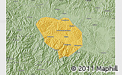 Savanna Style Map of Shiyan Shi