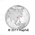 Outline Map of Shiyan Shi