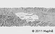 Gray Panoramic Map of Shiyan Shi