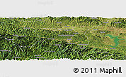 Satellite Panoramic Map of Shiyan Shi