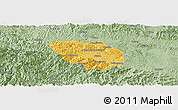Savanna Style Panoramic Map of Shiyan Shi