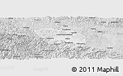 Silver Style Panoramic Map of Shiyan Shi