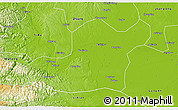 Physical 3D Map of Songzi