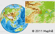 Physical Location Map of Songzi