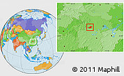 Political Location Map of Songzi