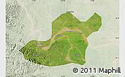 Satellite Map of Songzi, lighten