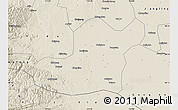 Shaded Relief Map of Songzi