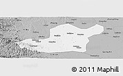 Gray Panoramic Map of Songzi