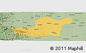 Savanna Style Panoramic Map of Songzi