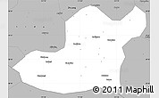 Gray Simple Map of Songzi