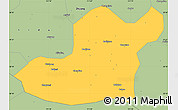 Savanna Style Simple Map of Songzi