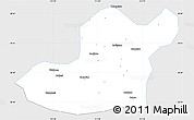 Silver Style Simple Map of Songzi, single color outside