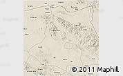 Shaded Relief 3D Map of Sui Xian