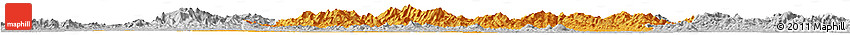 Political Horizon Map of Sui Xian, lighten, desaturated