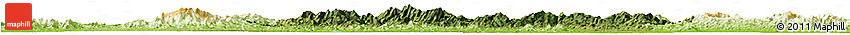 Satellite Horizon Map of Sui Xian, physical outside