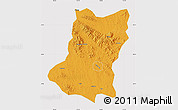 Political Map of Sui Xian, cropped outside