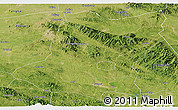Satellite Panoramic Map of Sui Xian