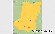 Savanna Style Simple Map of Sui Xian