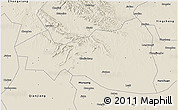 Shaded Relief 3D Map of Tianmen