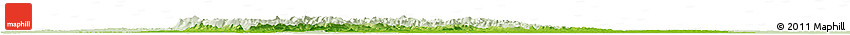 Physical Horizon Map of Tianmen, lighten