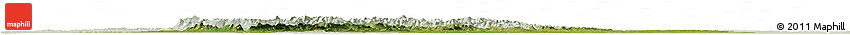 Satellite Horizon Map of Tianmen, lighten