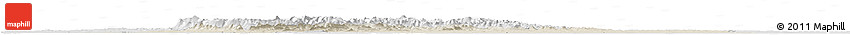 Shaded Relief Horizon Map of Tianmen, lighten, desaturated Shaded Relief Horizon Map of Tianmen, lighten, desaturated