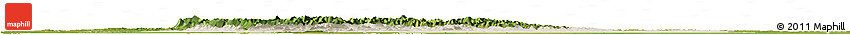 Shaded Relief Horizon Map of Tianmen, satellite outside Shaded Relief Horizon Map of Tianmen, satellite outside