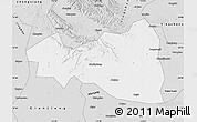 Silver Style Map of Tianmen