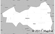 Gray Simple Map of Tianmen