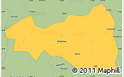 Savanna Style Simple Map of Tianmen