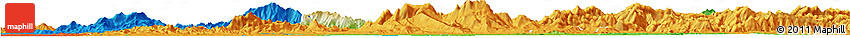 Physical Horizon Map of Tongcheng, political outside