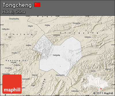 Classic Style Map of Tongcheng