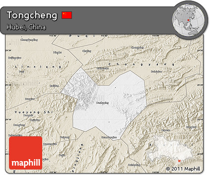 Classic Style Map of Tongcheng