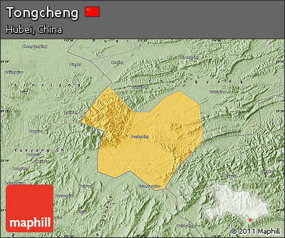 Savanna Style Map of Tongcheng