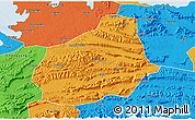 Political 3D Map of Tongshan