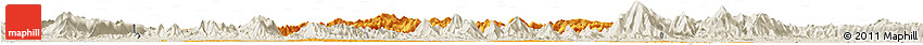 Political Horizon Map of Tongshan, shaded relief outside