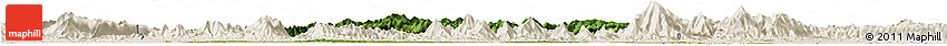 Satellite Horizon Map of Tongshan, shaded relief outside