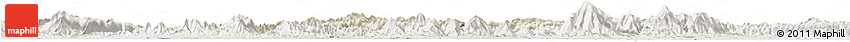 Shaded Relief Horizon Map of Tongshan, lighten
