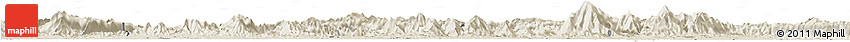Shaded Relief Horizon Map of Tongshan