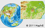 Physical Location Map of Tongshan