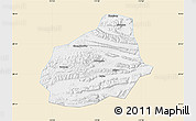 Classic Style Map of Tongshan, single color outside