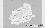 Gray Map of Tongshan, single color outside