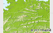 Physical Map of Tongshan