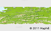 Physical Panoramic Map of Tongshan