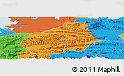 Political Panoramic Map of Tongshan